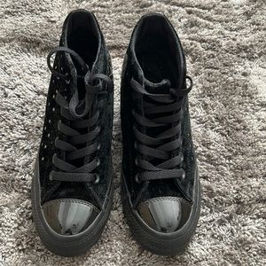 Black Wedge Converse